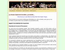 Tablet Screenshot of musique-brass-band-vosges.fr